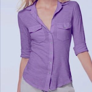 James perse collared shirt